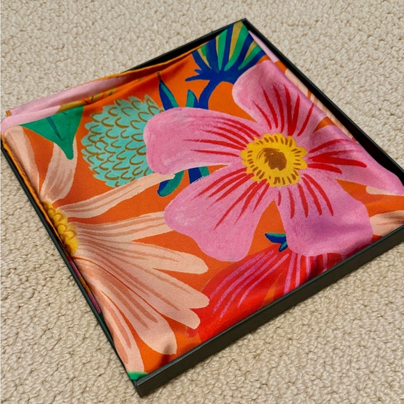 Rifle Paper Co Silk Scarf - Picture 3 of 4